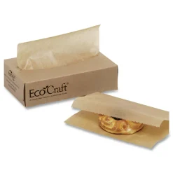 Bagcraft EcoCraft 8 x 10.75 Interfolded Soy Wax Deli Sheets (12/Carton)