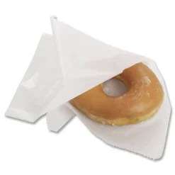 Bagcraft MarketWax 8 in. x 10.75 in. Interfolded Dry Wax Deli Paper - White (500/Box, 12 Boxes/Carton)