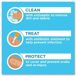 BAND-AID 1.75 in. x 4 in. Flexible Fabric Adhesive Bandages - Extra Large (10/Box)