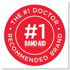 BAND-AID 1.75 in. x 4 in. Flexible Fabric Adhesive Bandages - Extra Large (10/Box)