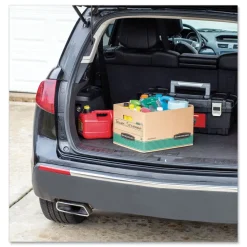 Bankers Box 12.5 in. x 16.25 in. x 10.25 in. STOR/FILE Medium-Duty 100% Recycled Letter/Legal Storage Boxes - Kraft (20/Carton)