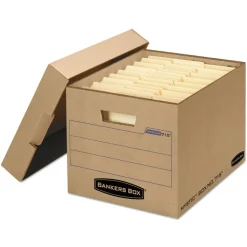 Bankers Box 13 in. x 16.25 in. x 12 in. Filing Box for Letter/Legal Files - Kraft (25/Carton)