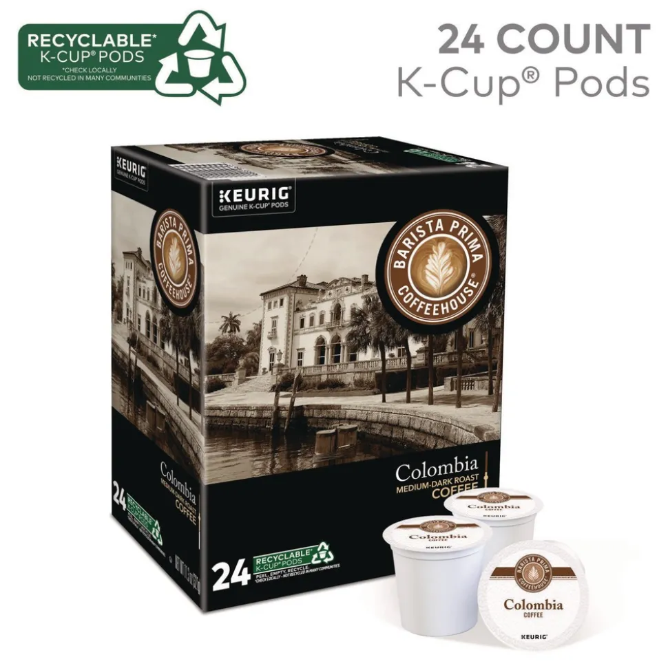 Barista Prima Coffeehouse 5000330094 K-Cups Coffee Pack - Colombia (96/Carton)