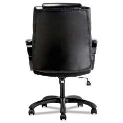 Basyx HON Sadie Mid-Back Ergonomic Executive Chair, Black Leather