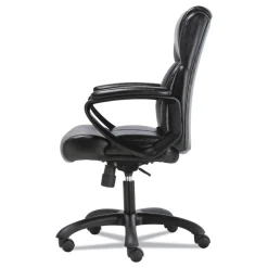 Basyx HON Sadie Mid-Back Ergonomic Executive Chair, Black Leather