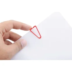 Baumgartens Plastiklips Smooth Paper Clips - Assorted Colors/Large (200/Box)