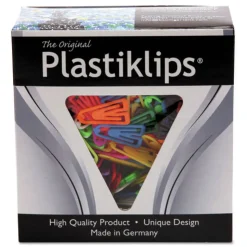 Baumgartens Plastiklips Smooth Paper Clips - Small/Assorted Colors (1000/Box)