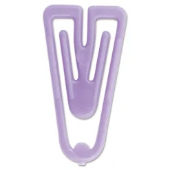 Baumgartens Plastiklips Smooth Paper Clips - Small/Assorted Colors (1000/Box)