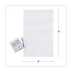 Bausch & Lomb Sight Savers 8 in. x 5 in. Premoistened Lens Cleaning Tissues (100/Box)