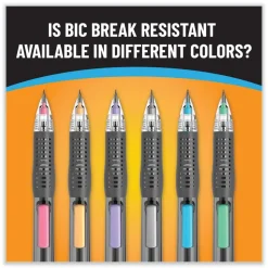 BIC 0.7 mm HB (#2) Break-Resistant Mechanical Pencils with Erasers - Black Lead, Assorted Barrel Colors (2/Pack)