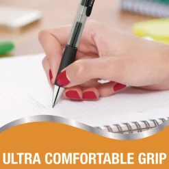 BIC Gel-ocity Pro 0.7 mm Medium Gel Pen - Black Ink/Translucent Black/Black Barrel (4/Pack)