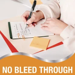 BIC Gel-ocity Pro 0.7 mm Medium Gel Pen - Black Ink/Translucent Black/Black Barrel (4/Pack)