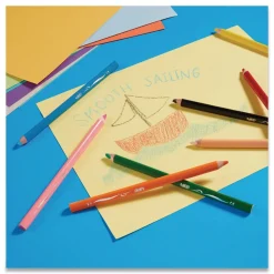 BIC Kids Colored Pencils Crayons Markers Coloring Combo Pack in Durable Case (36/Pack)