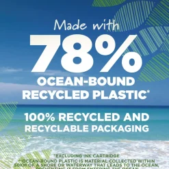 BIC Medium 1 mm Ecolutions Retractable Gel Pen - Blue Ink, Blue Barrel (12/Pack)