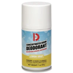 Big D Industries 7 oz Metered Concentrated Room Deodorant - Lemon Scent (12/Carton)