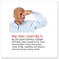 Big D Industries 5 oz Odor Control Fogger - Mountain Air Scent (12/Carton)
