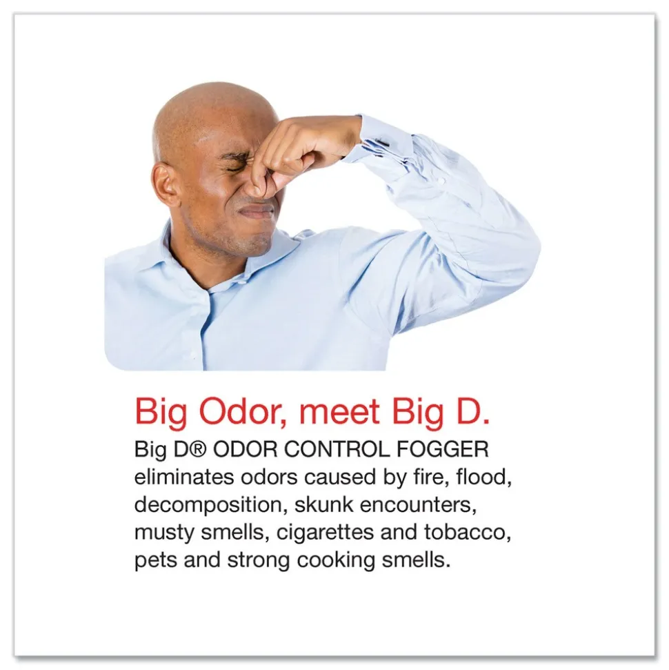 Big D Industries 5 oz Odor Control Fogger - Mountain Air Scent (12/Carton)