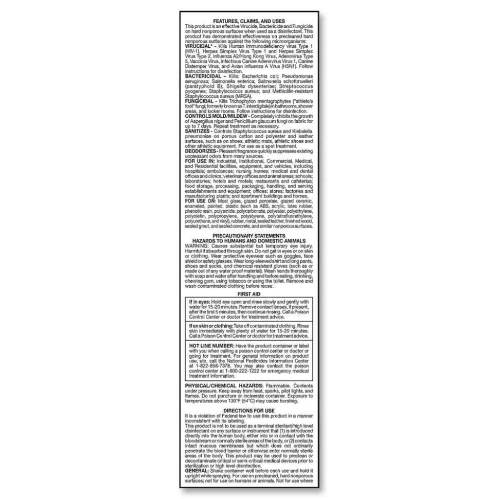 Big D Industries 16.5 oz PHENO D Plus Aerosol Disinfectant/Deodorizer - Citrus Scent (12/Carton)