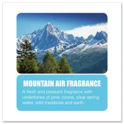 Big D Industries Diamond 3D Urinal Screen - Mountain Air Scent/Blue (6/Carton)