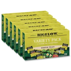 Bigelow RCB30568CT Tea Bags - Green Tea Assortment (384/Carton)