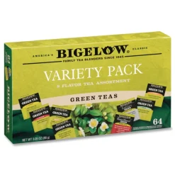 Bigelow RCB30568CT Tea Bags - Green Tea Assortment (384/Carton)