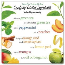 Bigelow RCB30568CT Tea Bags - Green Tea Assortment (384/Carton)