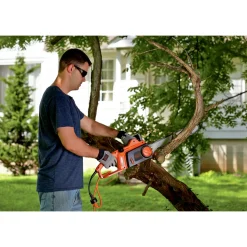 Black & Decker 12 Amp 16 in. Electric Corded Chainsaw