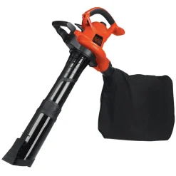 Black & Decker 12 Amp 250 MPH 400 CFM 3-in-1 Corded Leaf Blower/Vacuum
