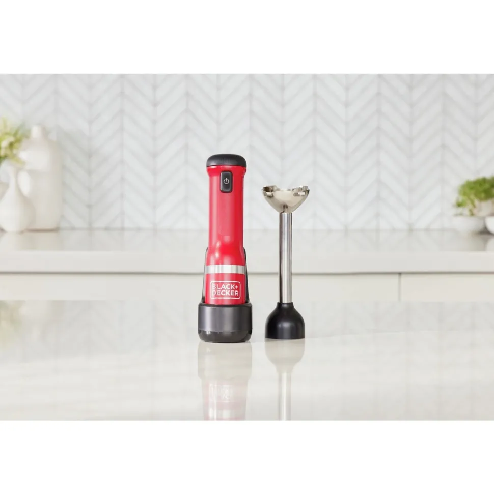 Black & Decker kitchen wand Cordless Immersion Blender - Red