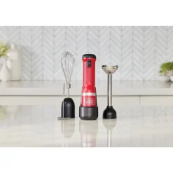 Black & Decker kitchen wand Cordless Blender 3-in-1 Kitchen Multi-Tool - Red