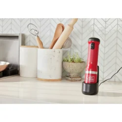 Black & Decker kitchen wand Cordless Blender 3-in-1 Kitchen Multi-Tool - Red