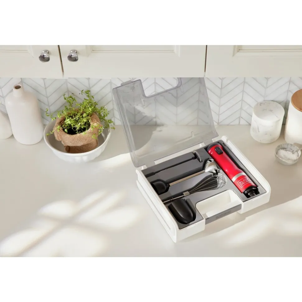 Black & Decker kitchen wand Cordless Blender 3-in-1 Kitchen Multi-Tool - Red