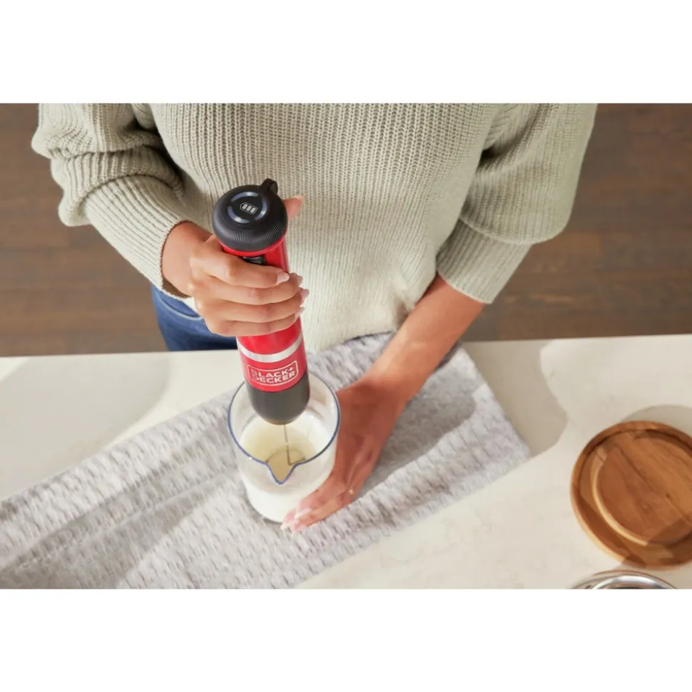 Black & Decker kitchen wand Cordless Blender 3-in-1 Kitchen Multi-Tool - Red