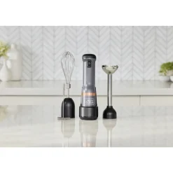 Black & Decker kitchen wand Cordless Blender 3-in-1 Kitchen Multi-Tool - Grey