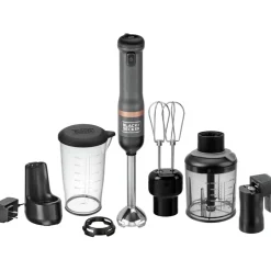 Black & Decker kitchen wand Cordless Blender 4-in-1 Kitchen Multi-Tool - Grey