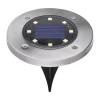 Black & Decker (8/Pack) Outdoor Solar-Powered Disk Light