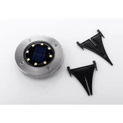 Black & Decker (8/Pack) Outdoor Solar-Powered Disk Light