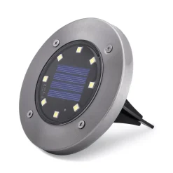 Black & Decker (8/Pack) Outdoor Solar-Powered Disk Light
