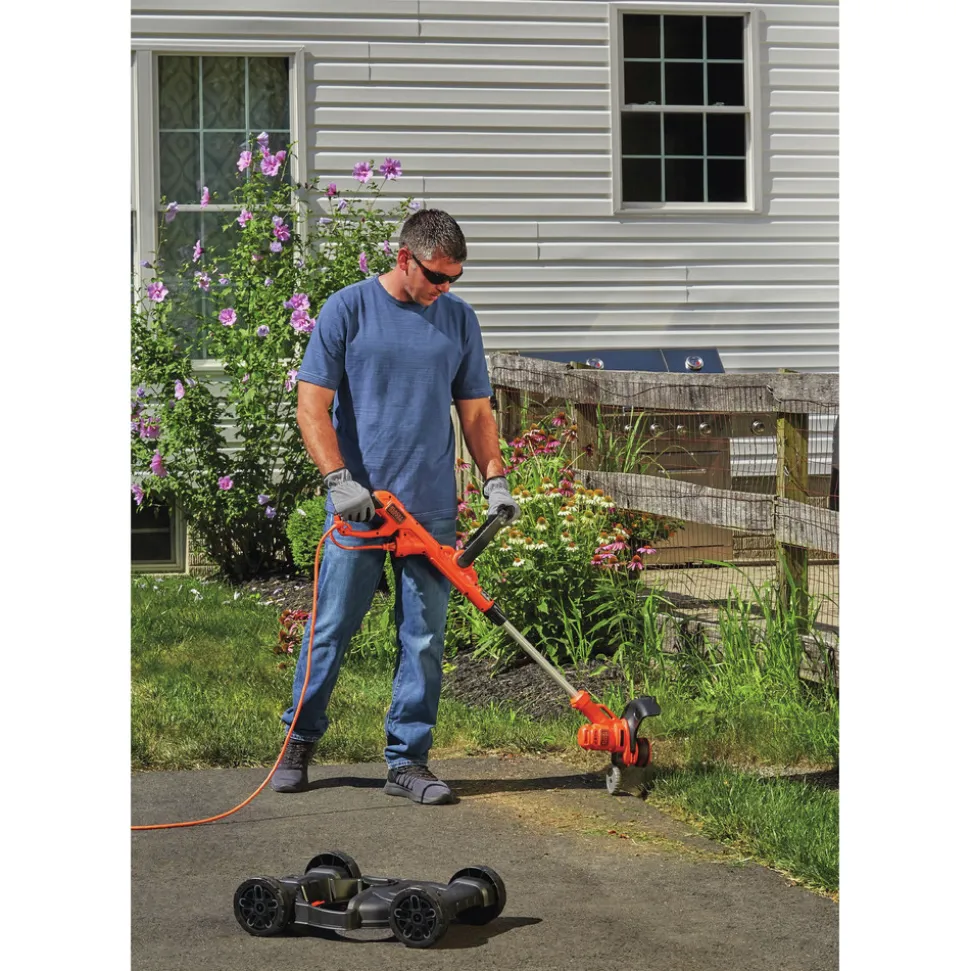 Black & Decker 120V 12 in. 3-in-1 Electric Corded Lawn Mower/String Trimmer/Edger