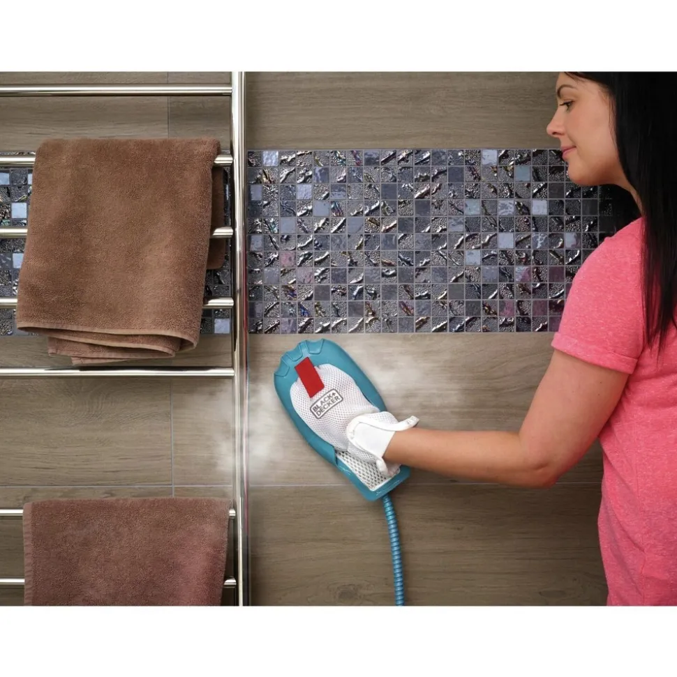 Black & Decker 120V Complete Steam Cleaning Solution 7-in-1 Cordless Steam Mop plus Glove