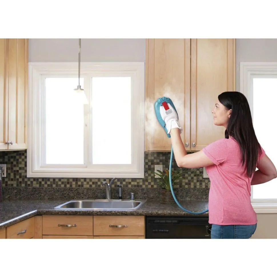 Black & Decker 120V Complete Steam Cleaning Solution 7-in-1 Cordless Steam Mop plus Glove