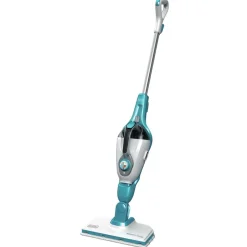 Black & Decker 120V 5-in-1 Electric Corded Steam Mop and Portable Steamer - Blue and White