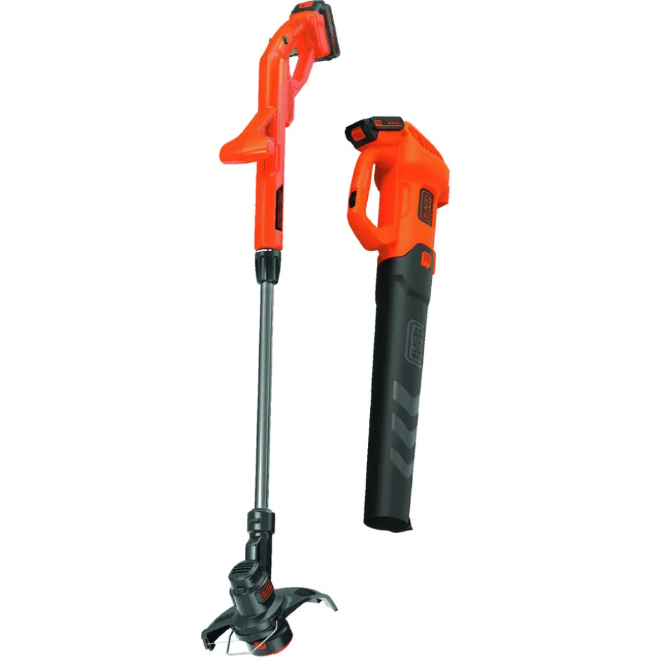Black & Decker 20V MAX Lithium-Ion Cordless Leaf Blower and String Trimmer/Edger Combo Kit (2 Ah)