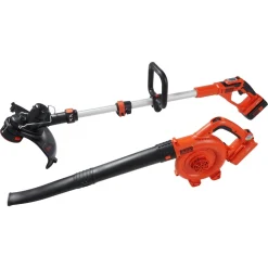 Black & Decker 40V MAX Lithium-Ion Cordless String Trimmer/Edger and Sweeper Combo Kit (1.5 Ah)