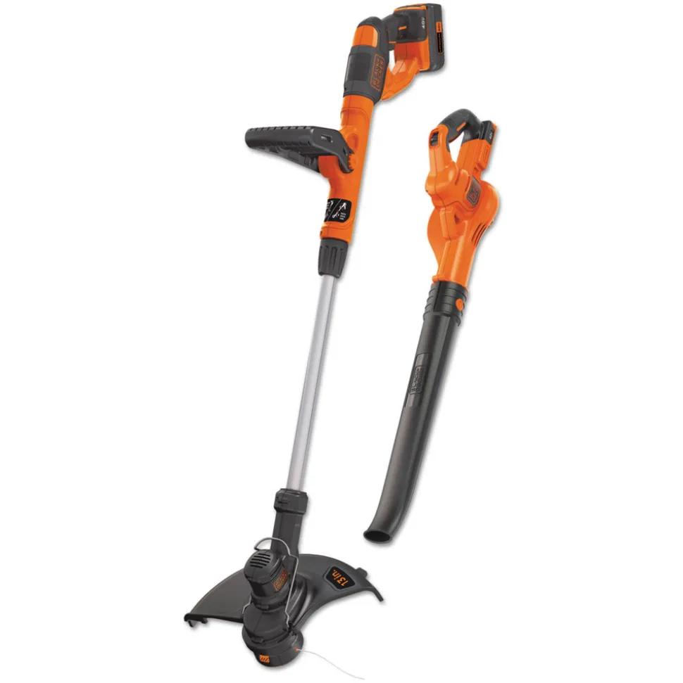 Black & Decker 40V MAX String Trimmer/Edger and Sweeper Combo Kit