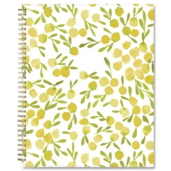 Blue Sky 11 in. x 8.5 in. 12-Month (Jan to Dec): 2026 Mimosa Weekly/Monthly Planner - Floral Artwork, Yellow/Green/White Cover