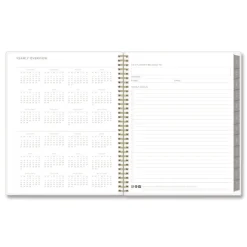 Blue Sky 11 in. x 8.5 in. 12-Month (Jan to Dec): 2026 Mimosa Weekly/Monthly Planner - Floral Artwork, Yellow/Green/White Cover