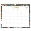 Blue Sky 15 in. x 12 in. 12-Month (Jan to Dec): 2026 Midnight Garden Monthly Wall Calendar - Floral Artwork, White/Multicolor Sheets