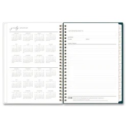 Blue Sky 8.63 in. x 5.88 in. 12-Month (Jan to Dec): 2026 Life Note-It Dania Weekly/Monthly Planner - Floral Artwork, Teal/Pink/Blue Cover