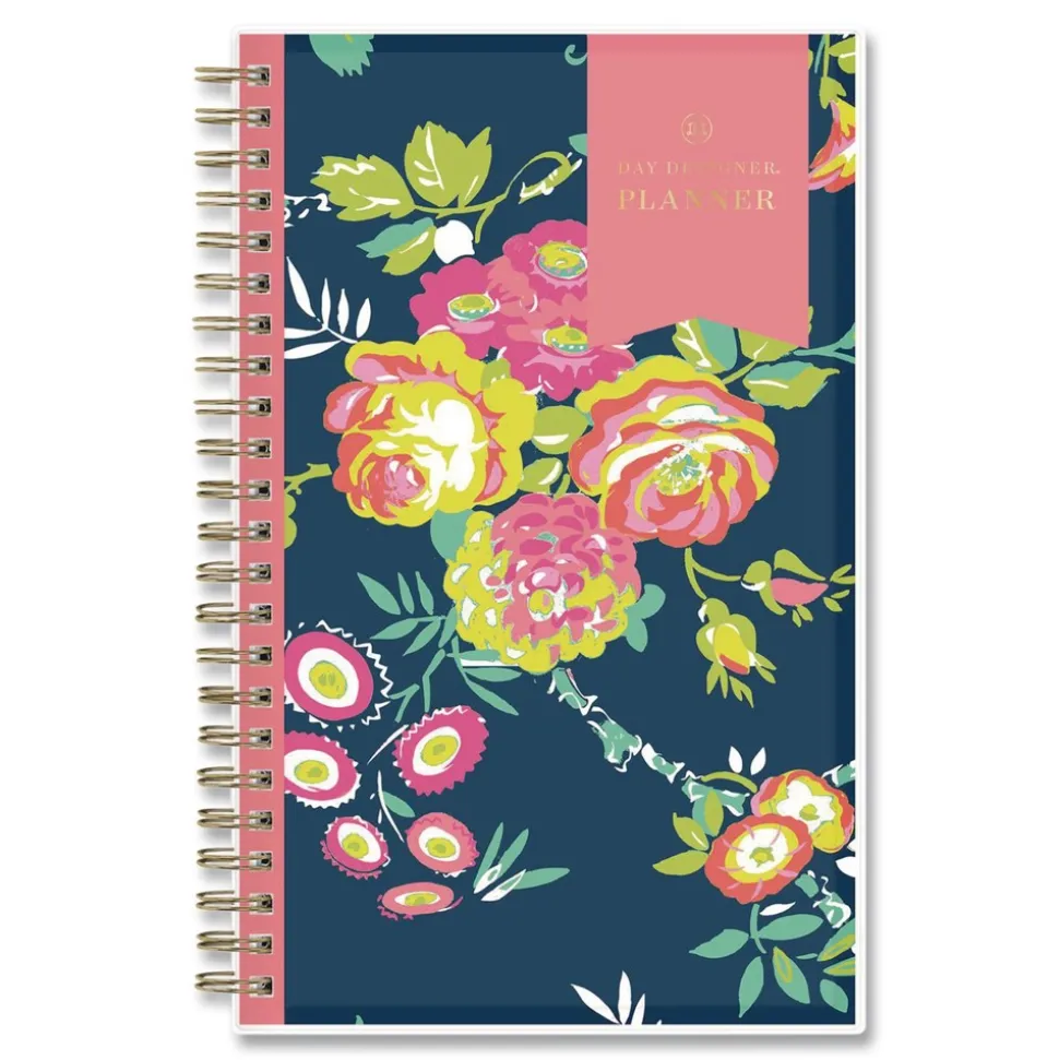 Blue Sky 8 in. x 5 in. 12-Month (Jan-Dec 2026) Day Designer Peyton Weekly/Monthly Planner - Navy Cover